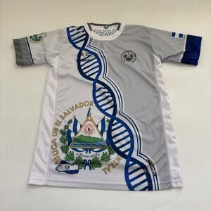 El Salvador‎ Soccer Jersey Mens Medium La America Central Graphic Tee